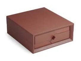 ROOT RG Leather Single Drawer: product (Mocha series)