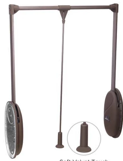 ROOT RG Premium Hanger Pulldown Soft Open and Soft Close: product (Mocha series)
